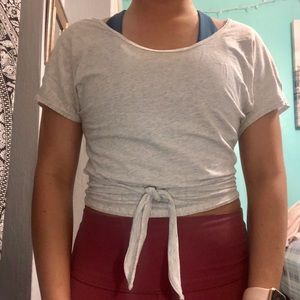 Lululemon wrap tie shirt